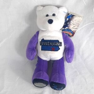 Pennsylvania Limited Treasures Coin Bear Plush Stuffed Animal with Coin NEW